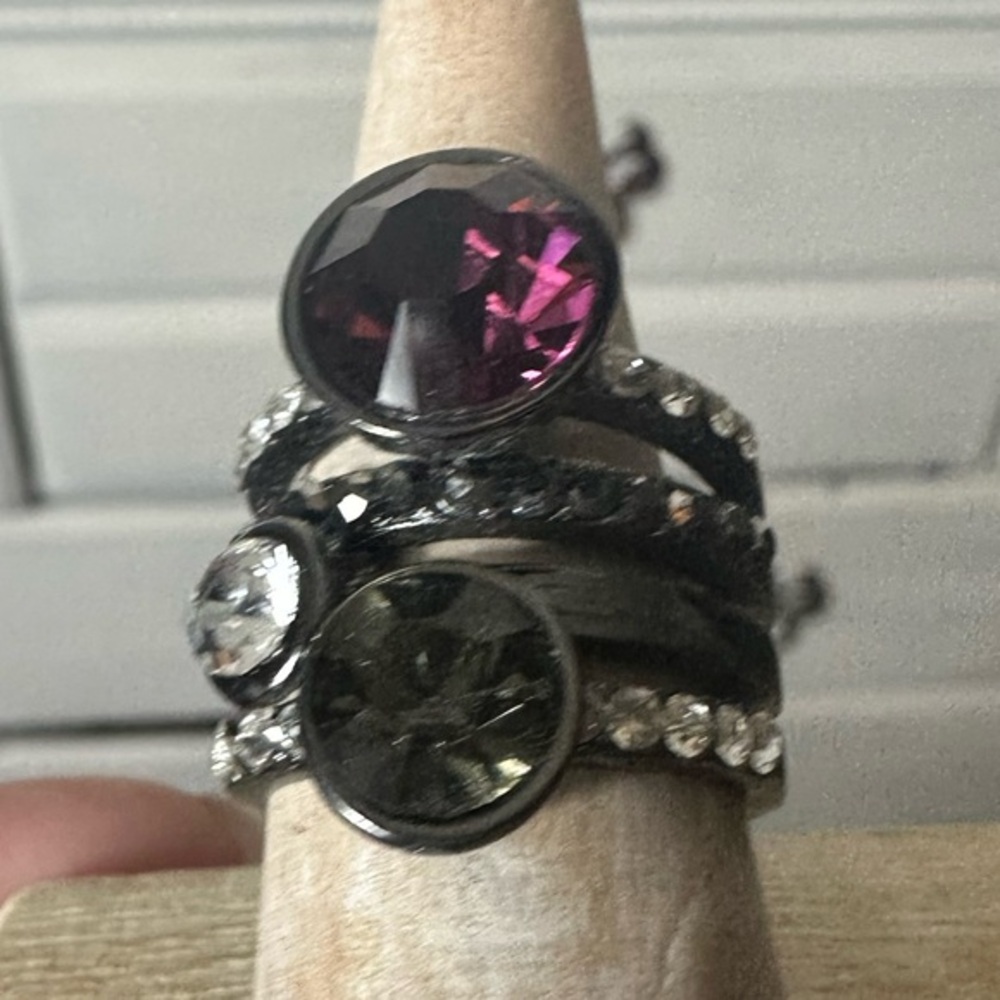 Multi-Stone Stacked Ring‎ - Picture 10 of 13